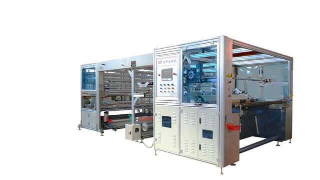 Multifunctional nonwoven embossing perforating slitting rewinding machine for nappy